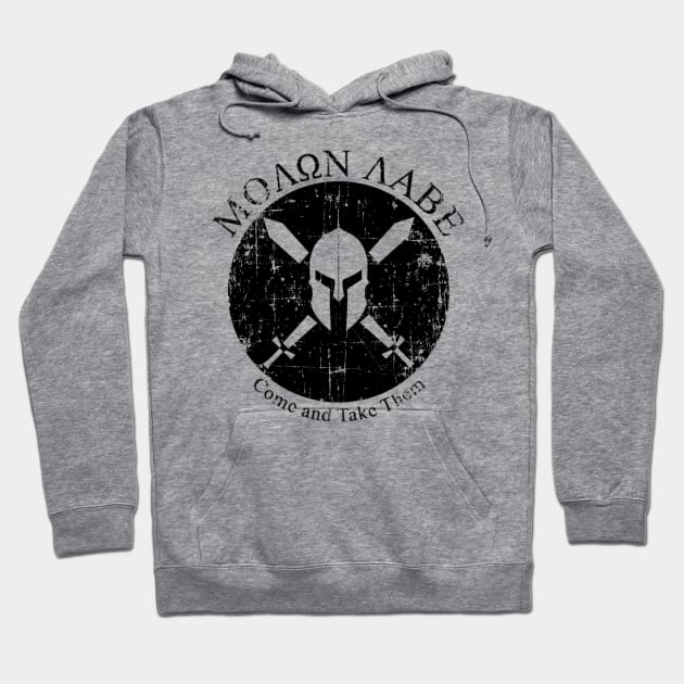 SPARTAN WARRIOR COME AND TAKE THEM Hoodie by MuscleTeez